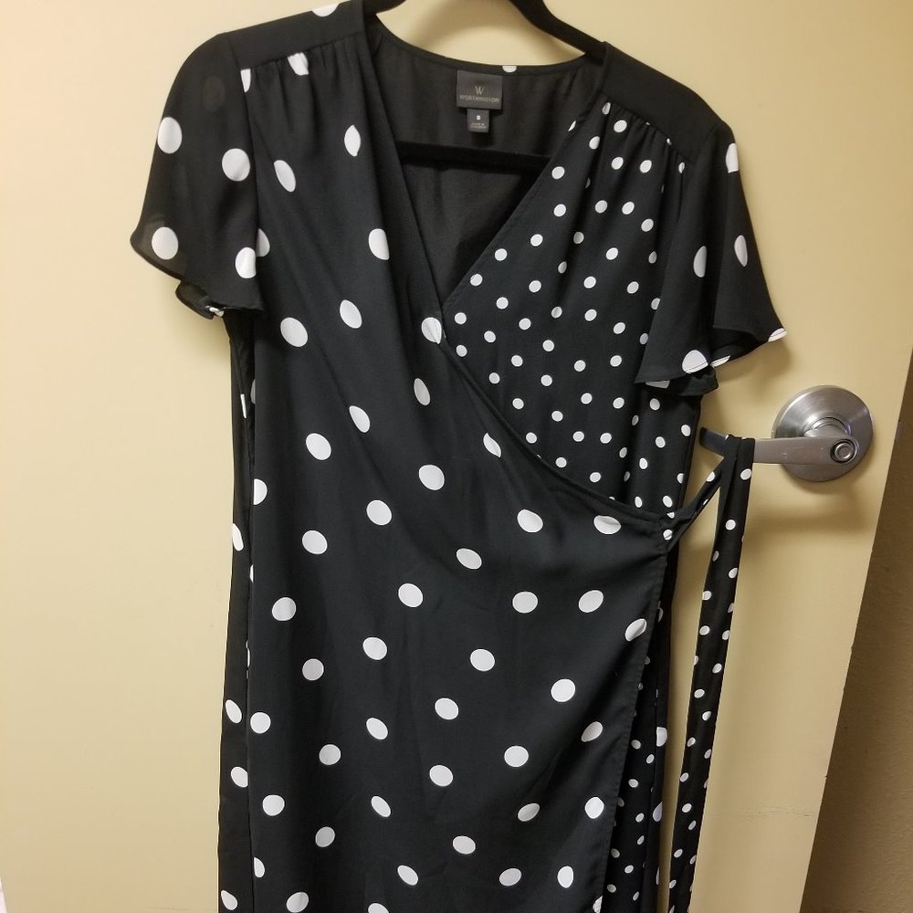 Polka dot Wrap dress